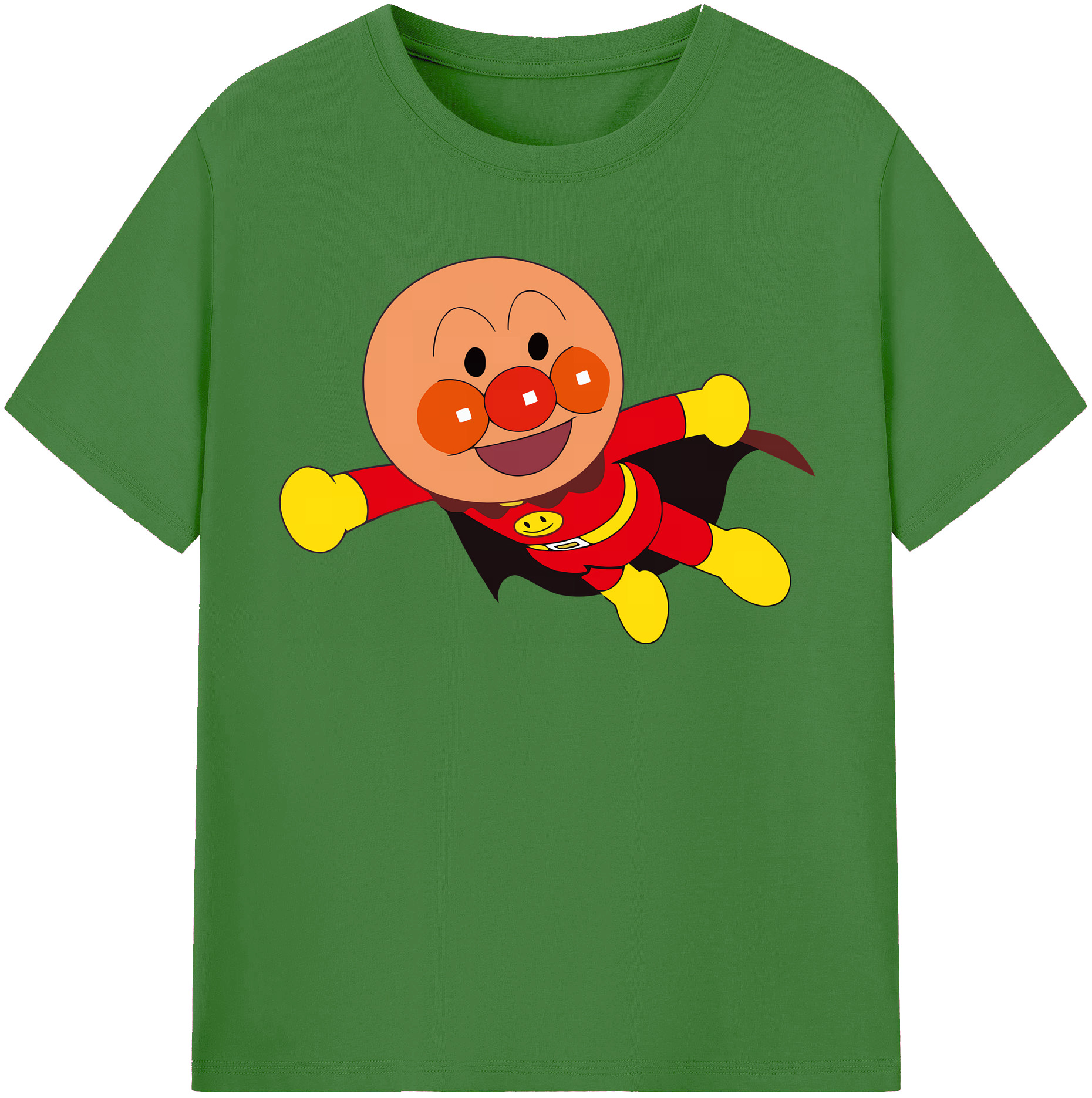 （画像用） アンパンマン Anpanman レディースカジュアルプリントTシャツ（綿100％）